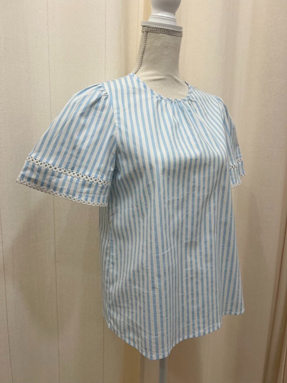 Mary Square - Tabby Top Pin Stripe